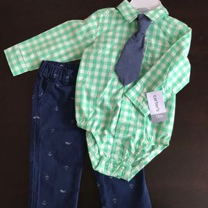 Carter’s baby-dress me up 3 pieces, NWT, boys 12m